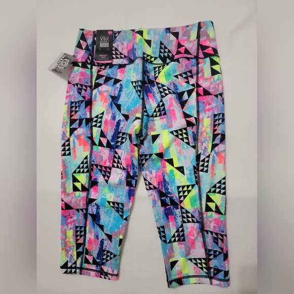 Victoria's Secret VSX Knockout Crop Leggings with Reflective Features - Picture 1 of 15